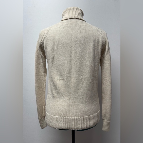 Jeanne Pierre Women’s Turtleneck Sweater Beige Color Size Small - Picture 3 of 8